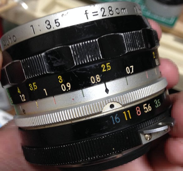NIKON NIKKOR-H.C Auto 28mm f/3.5 NIKON NON AI LENS